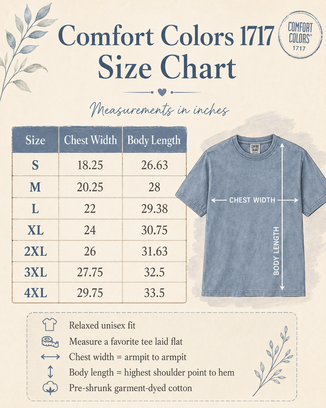 Boos & Brews Embroidered Comfort Colors T-Shirt